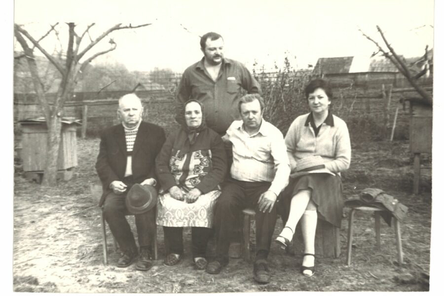 Анастасія Капустинська із сім'єю            